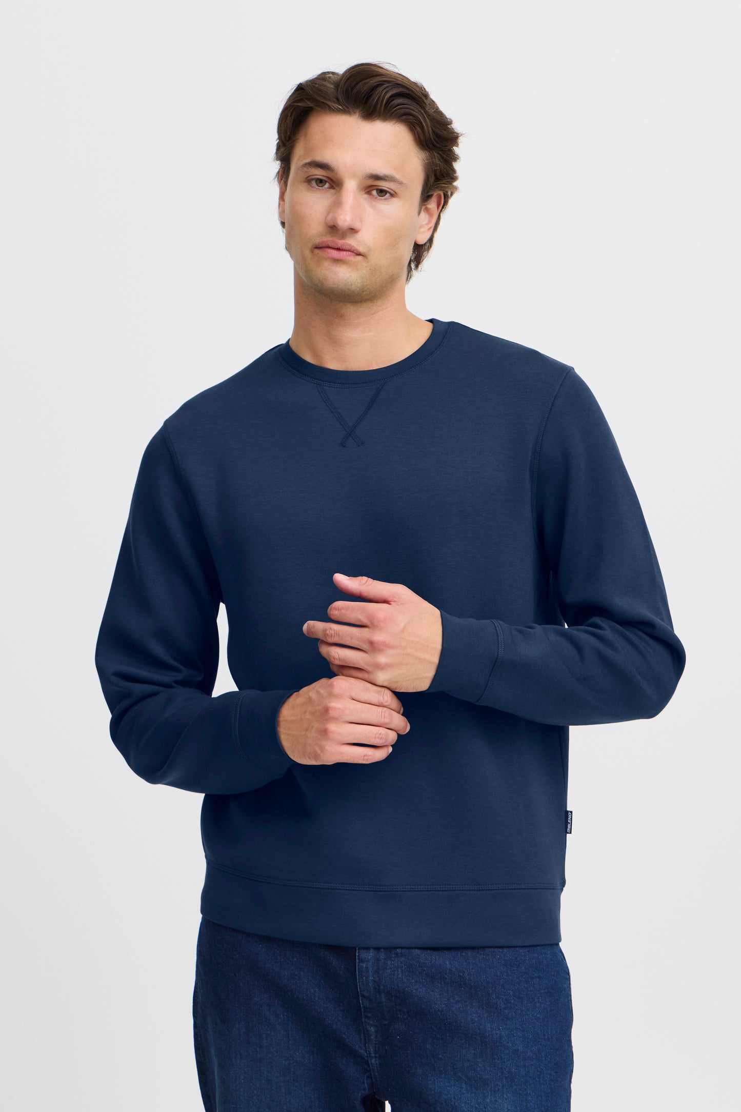 Blend | Essential Crew Sweatshirt - Navy