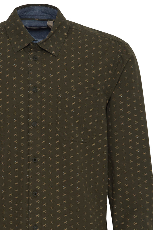 Blend | Button Up Shirt - Dark Green