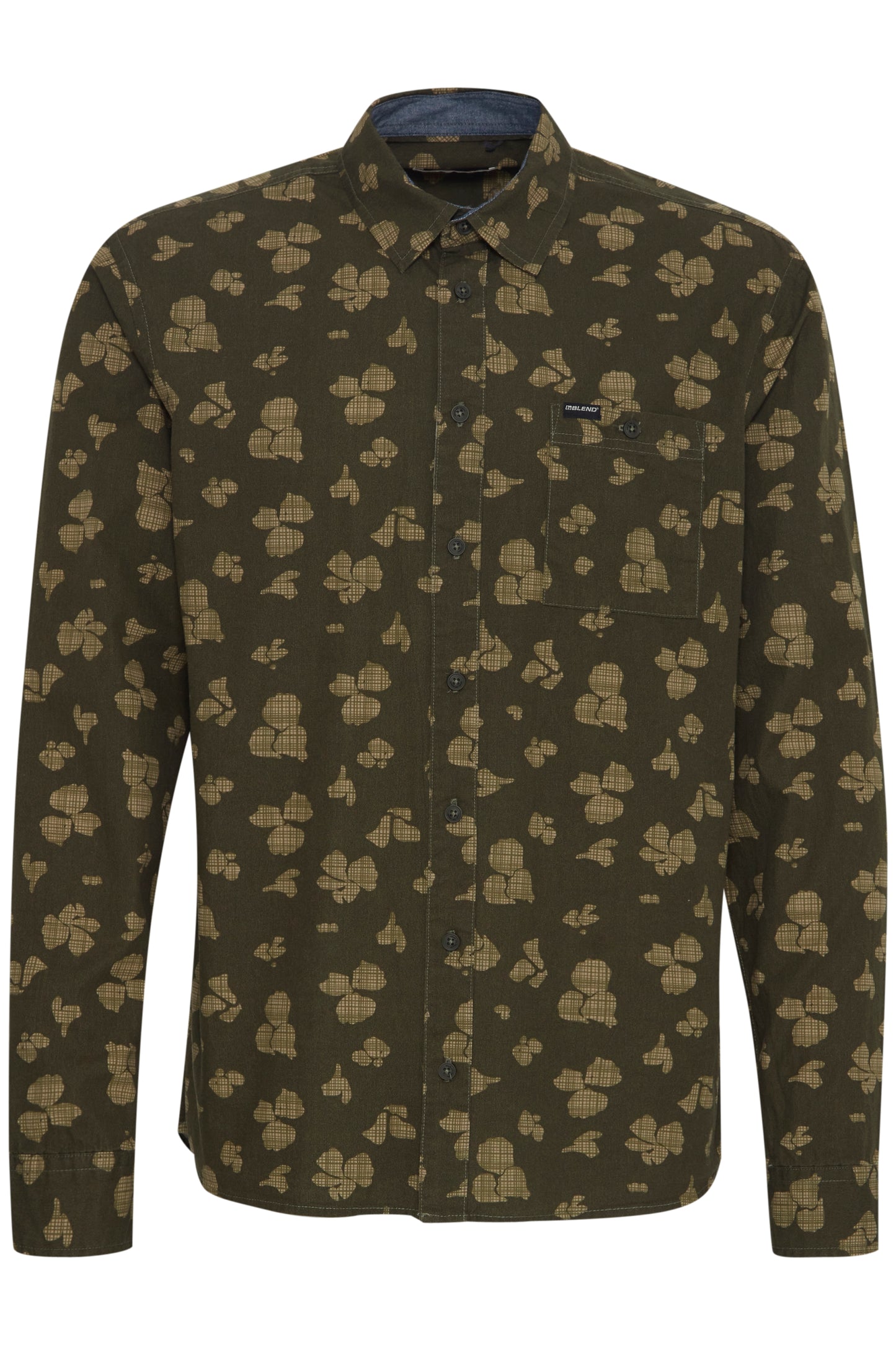 Blend | Long Sleeve Shirt - Dark Green