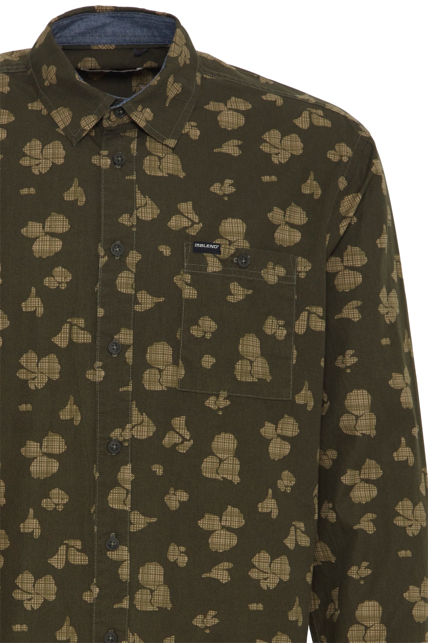Blend | Long Sleeve Shirt - Dark Green
