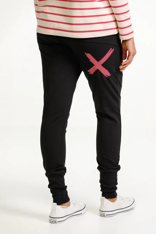 Homelee Apartment Pants - Winter - Black With Tandoori X
