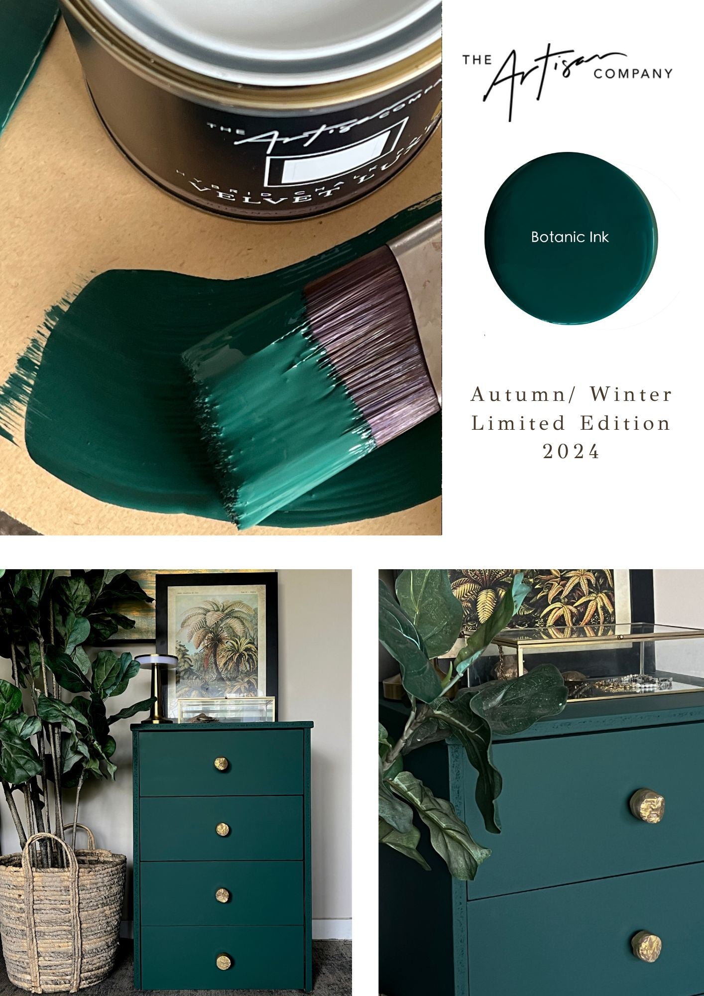 Elegant NZ-made Velvet Luxe – Botanic Ink brings depth to modern interiors