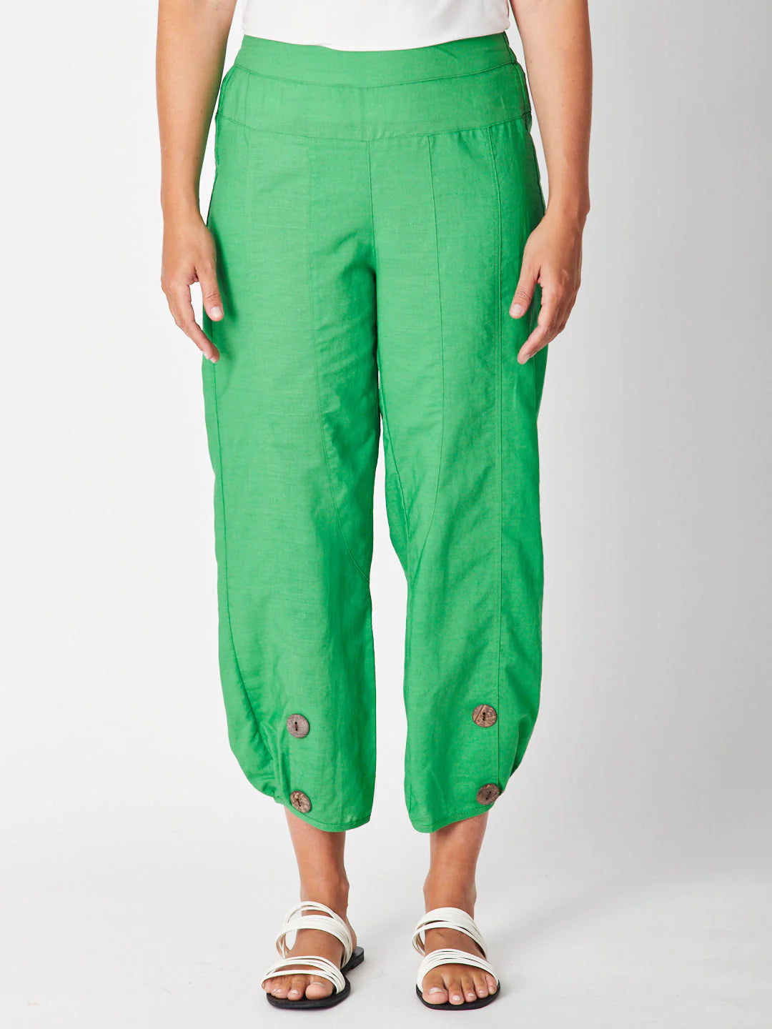 Cordelia St - Raelyn Easy Button Pant | Jade
