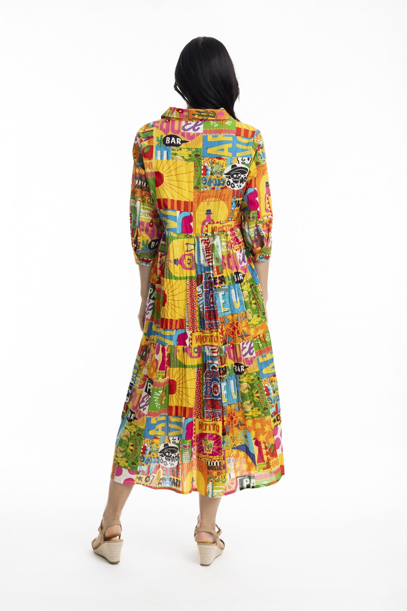 Orientique | Ocampo Collared Midi Dress