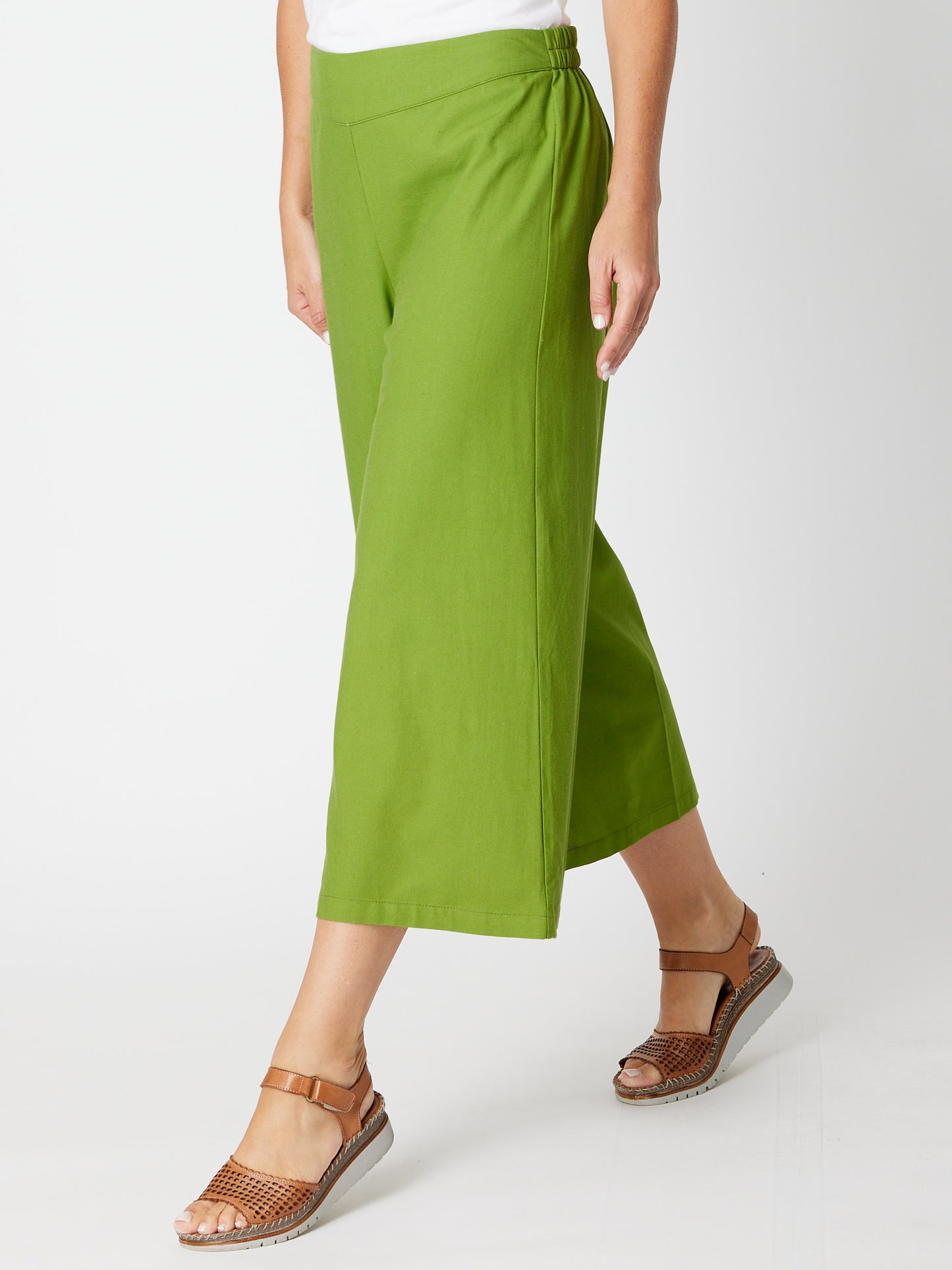 Cordelia St | Leaves of Love Core Pant - Avocado