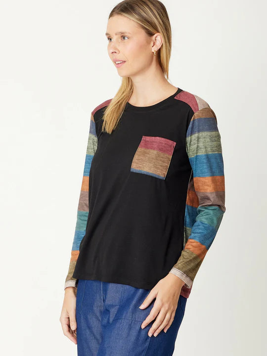Cordelia St | Pocket Print Tee (plus size)