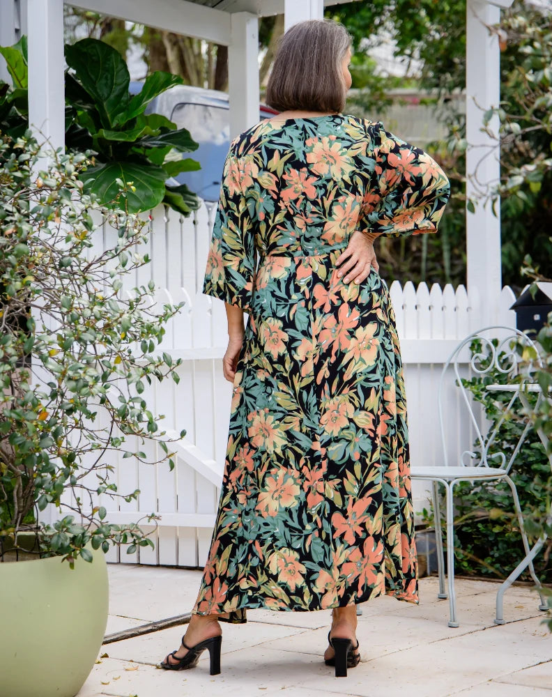 Bea Maddison ZOE MAXI DRESS | BOTANIC FLORAL