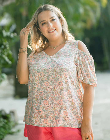 FREEZ - Penny Top | Pink Daisy