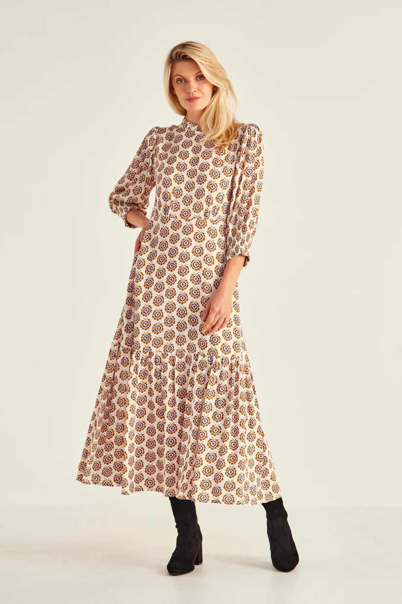 Lemon Tree - Susana Dress | Ecru Print