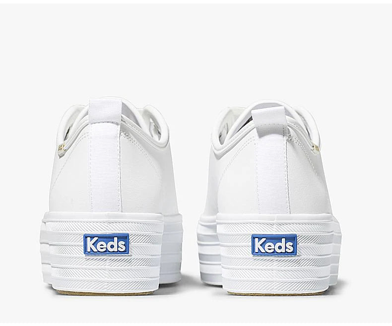 KEDS - Triple Up Leather Shoe | White