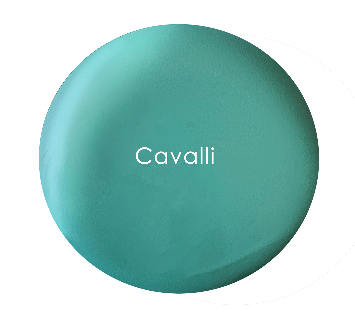 Cavalli chalk paint swatch – artisan sea green with mid-blue undertones