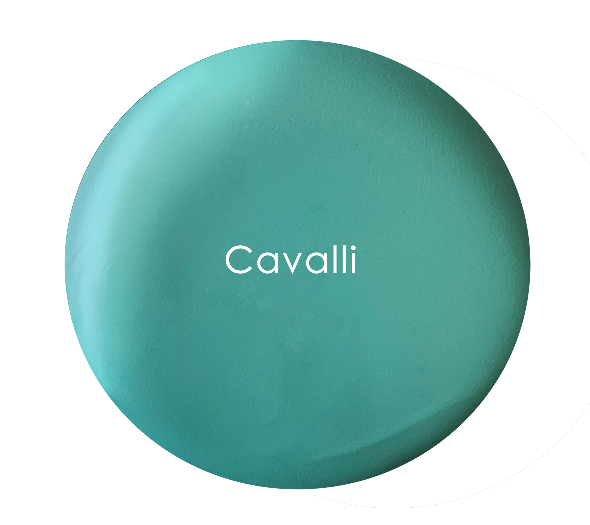 Cavalli chalk paint swatch – artisan sea green with mid-blue undertones