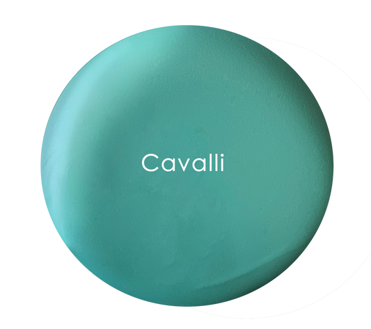 Cavalli Velvet Luxe swatch – artisan sea green with mid-blue undertones