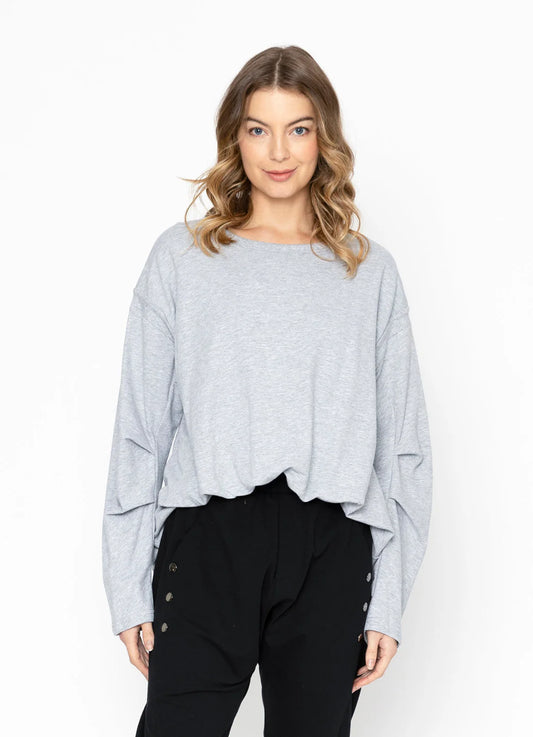 TWO by TWO | Cascade Top Grey Marl