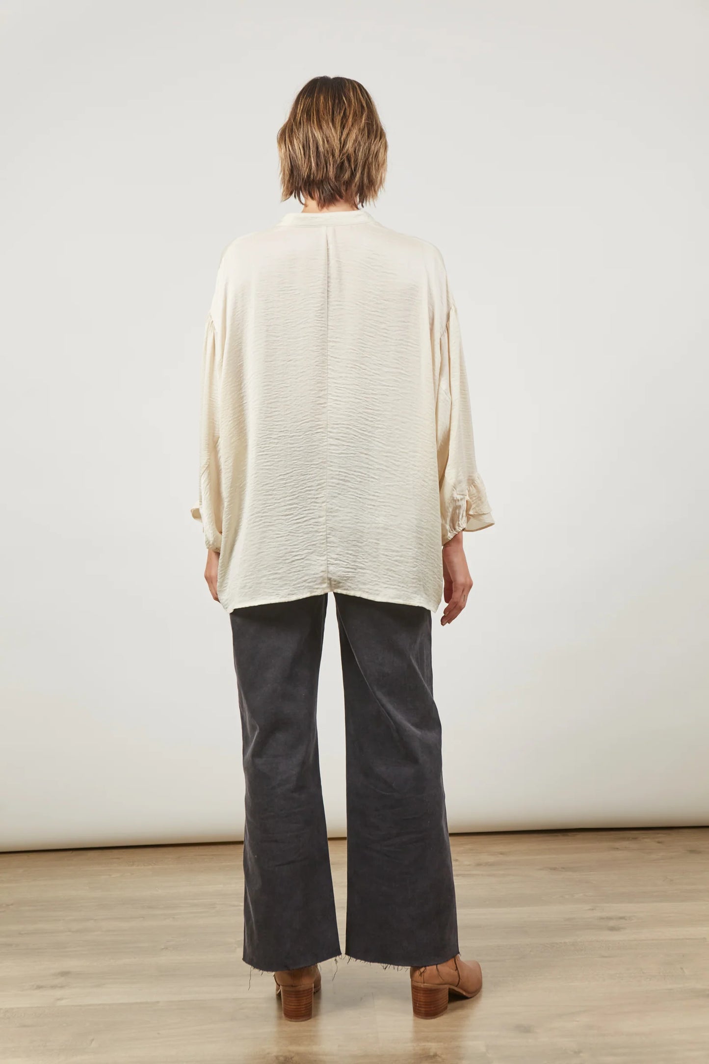 Isle of Mine - Romance Ruffle Blouse - Creme