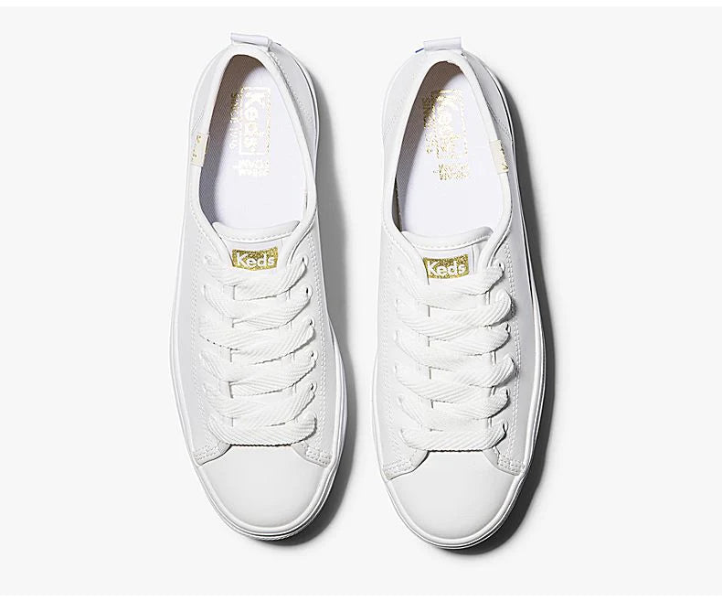 KEDS - Triple Up Leather Shoe | White