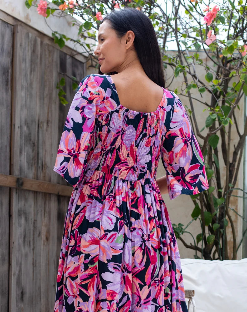 Bee Maddison | Kalani Dress - Lilac Floral