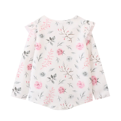Cracked Soda - Willow Frill Top | White
