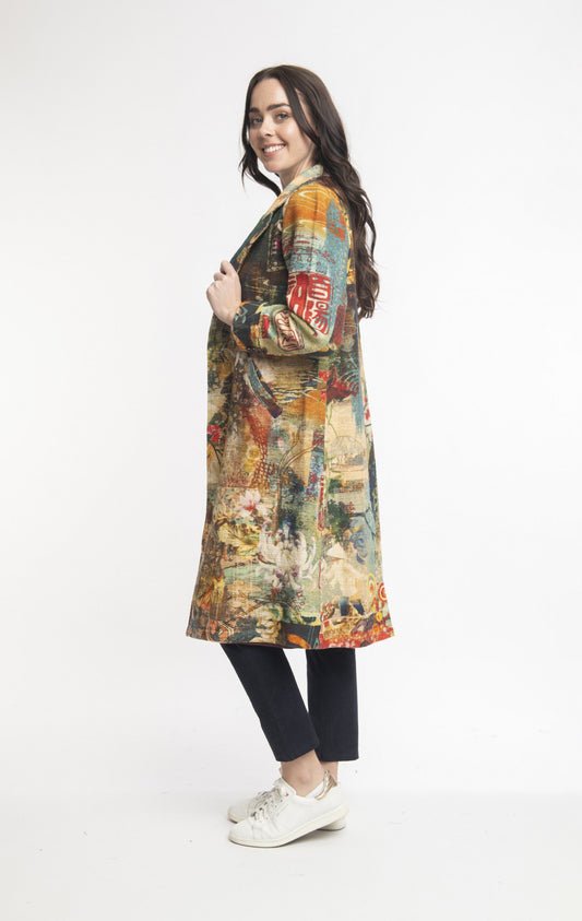 Orientique - Figaro Coat Long | Print