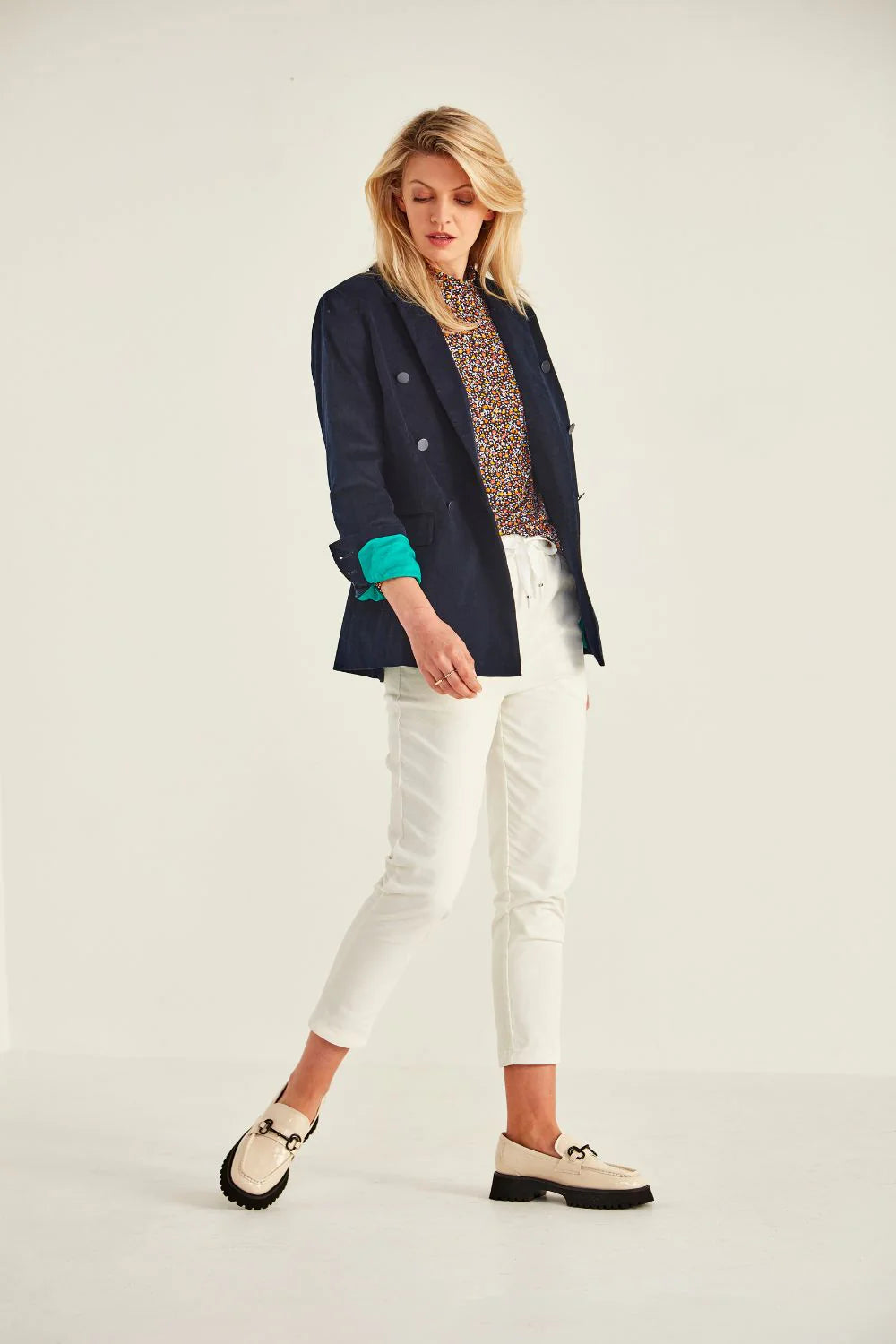 Lemon Tree | Wynonna Cord Jacket Navy