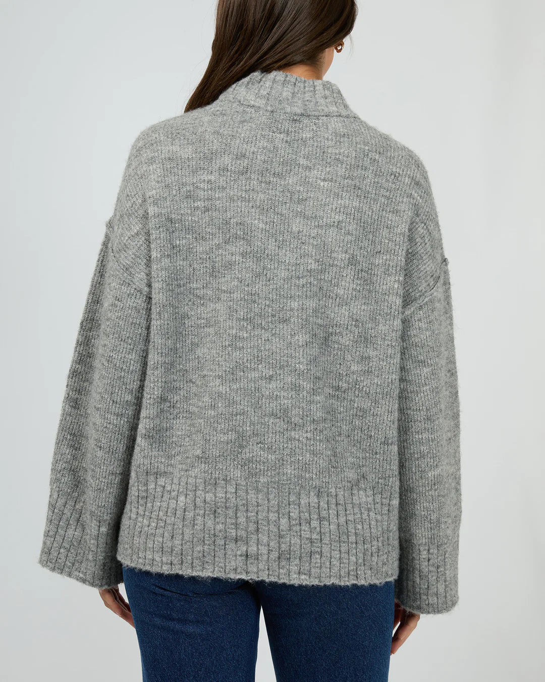 Silent Theory | Suki Knit Jumper Grey Marle
