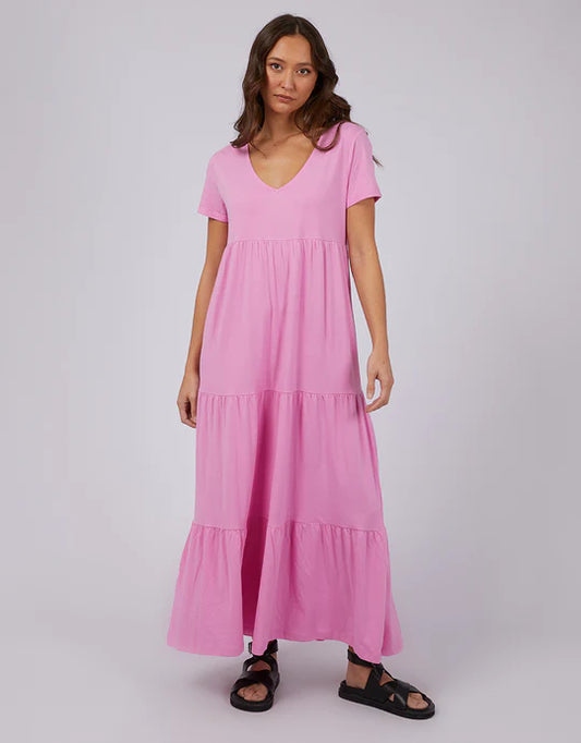 Silent Theory - Lola Tiered Dress | Pink