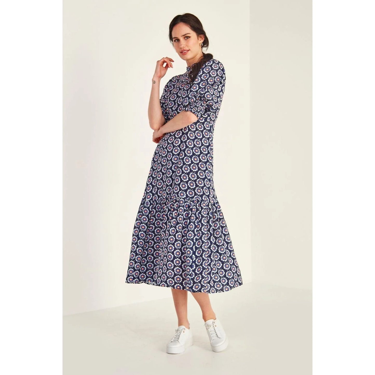 Lemon Tree - Susana Dress | Navy Print