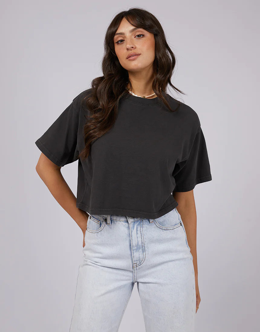 All about eve - Eve Crop Tee | Black