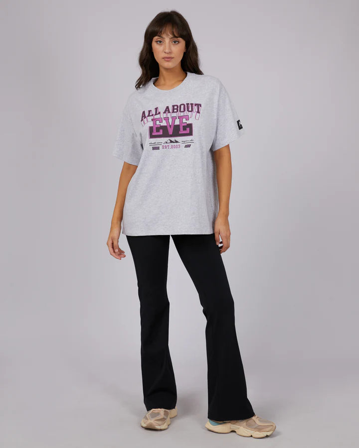 allabouteve | Snow Peaks Oversized Tee - Grey Marle