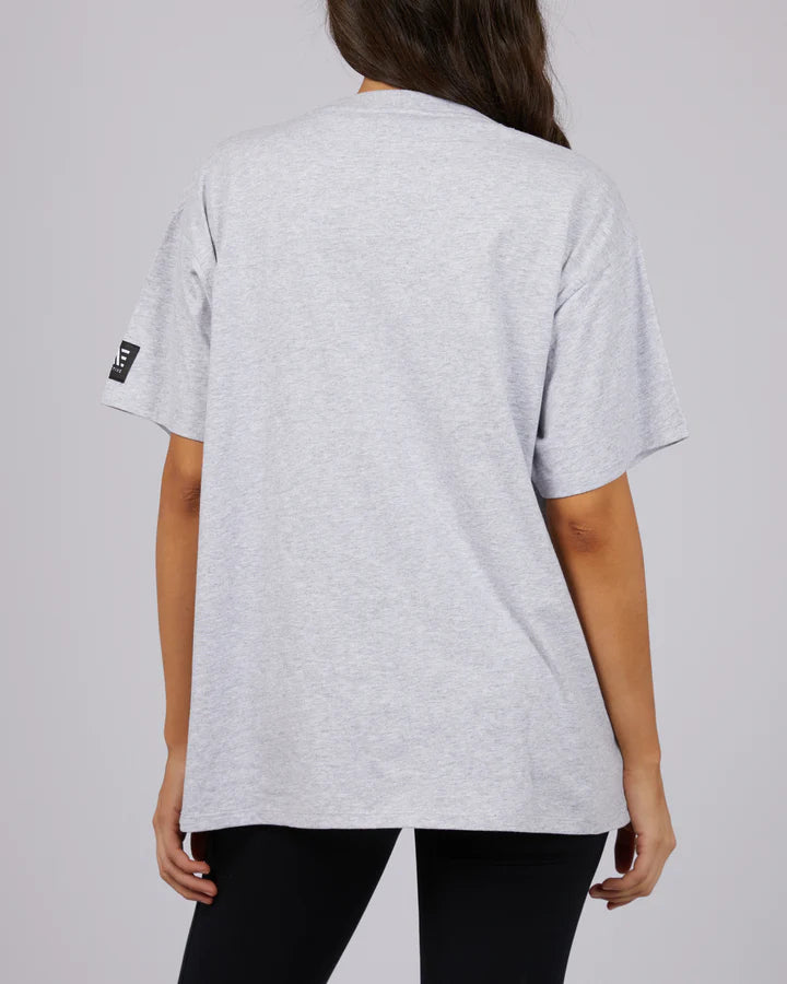 allabouteve | Snow Peaks Oversized Tee - Grey Marle