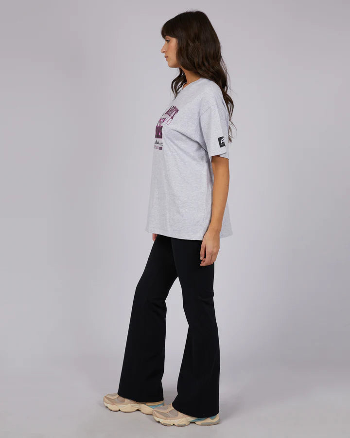 allabouteve | Snow Peaks Oversized Tee - Grey Marle