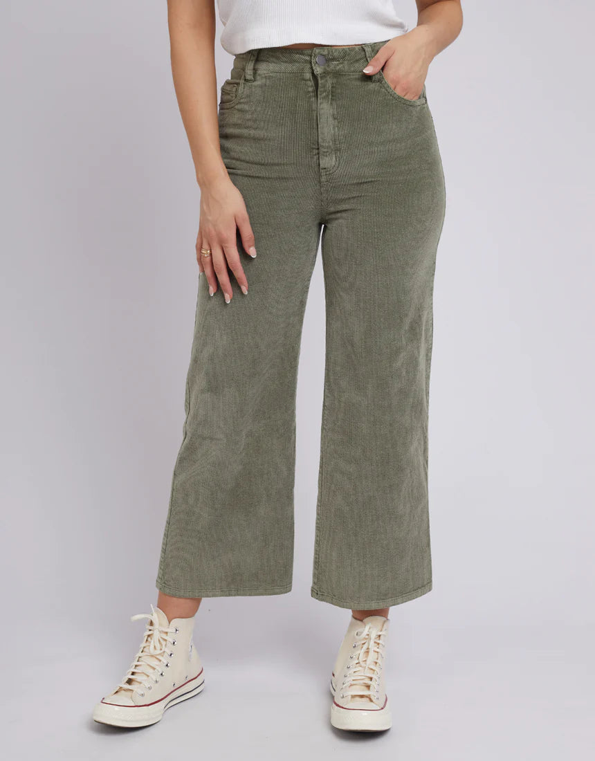 Allabouteve - Camilla Cord Pant | Khaki
