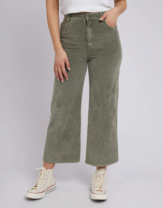 Allabouteve - Camilla Cord Pant | Khaki