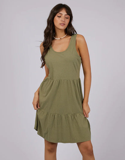 Allabouteve - Linen Mini Dress | Khaki