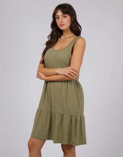 Allabouteve - Linen Mini Dress | Khaki