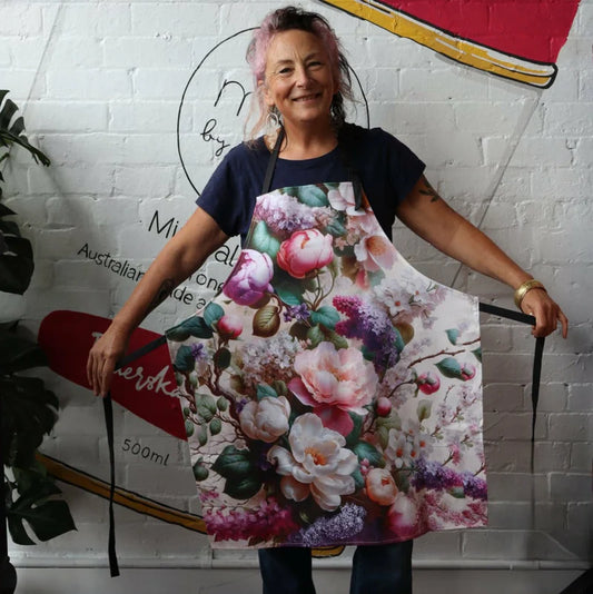 Mint By Michelle -Apron - Bathed In Gold