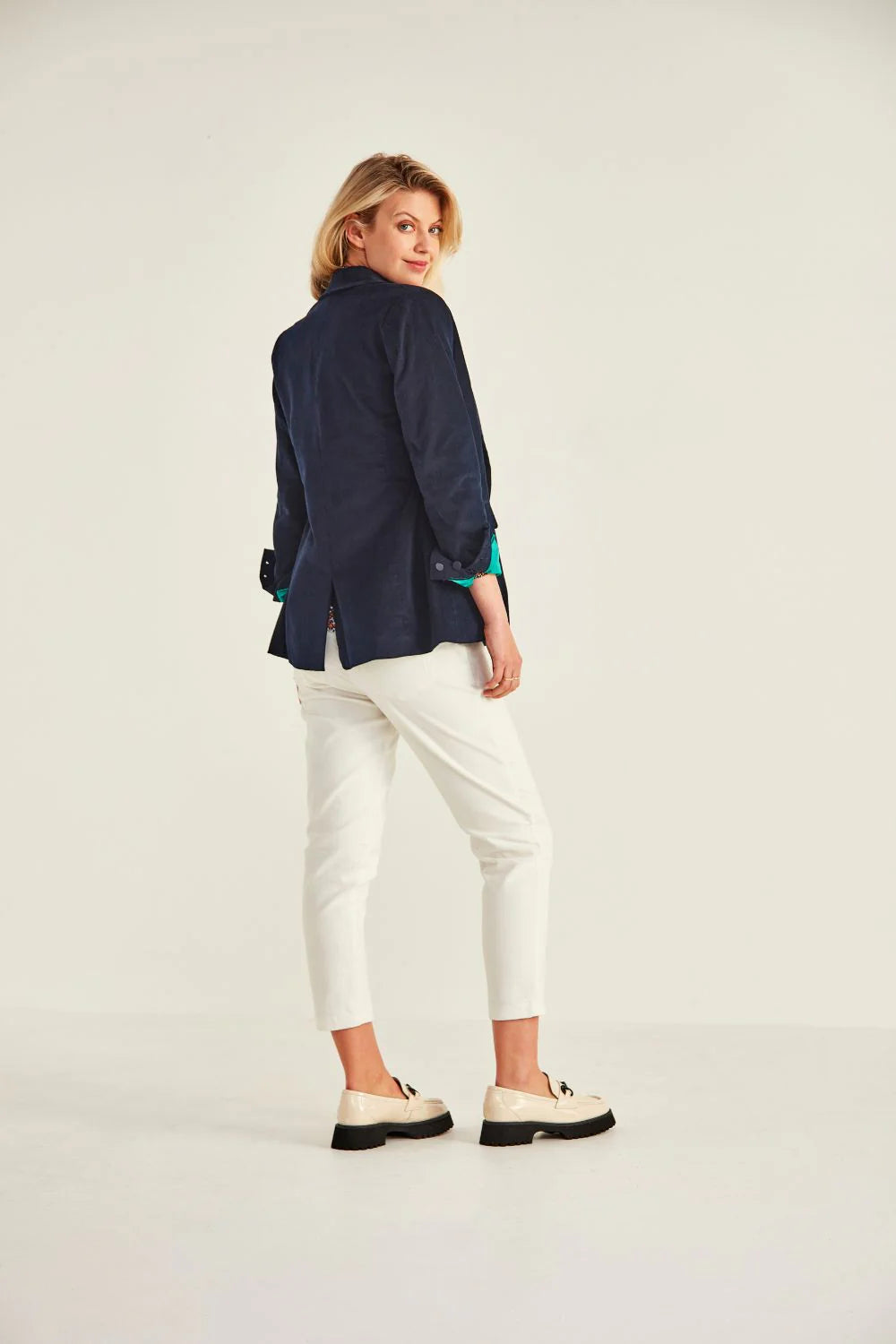 Lemon Tree | Wynonna Cord Jacket Navy