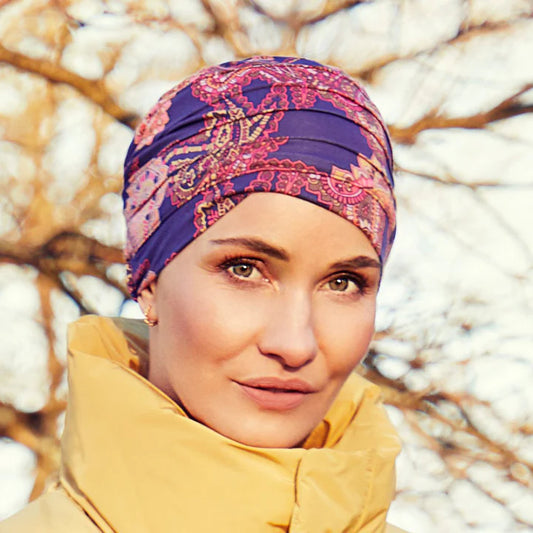 Christine Headwear Yoga Turban Prints - Paisley Swirls