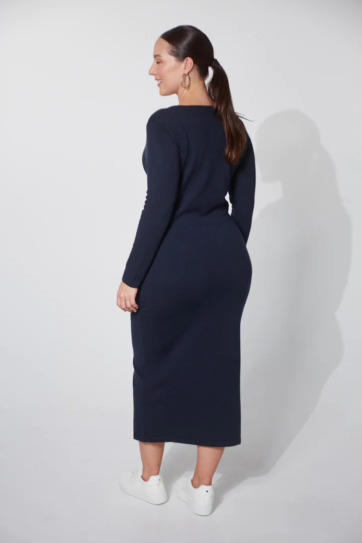 Haven - Nikolai Knit Dress | Midnight