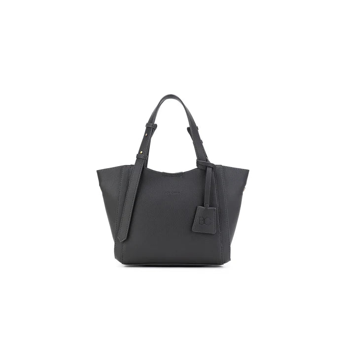 Black Caviar | Mini Lauren Grey 3 Piece Compartment Handbag