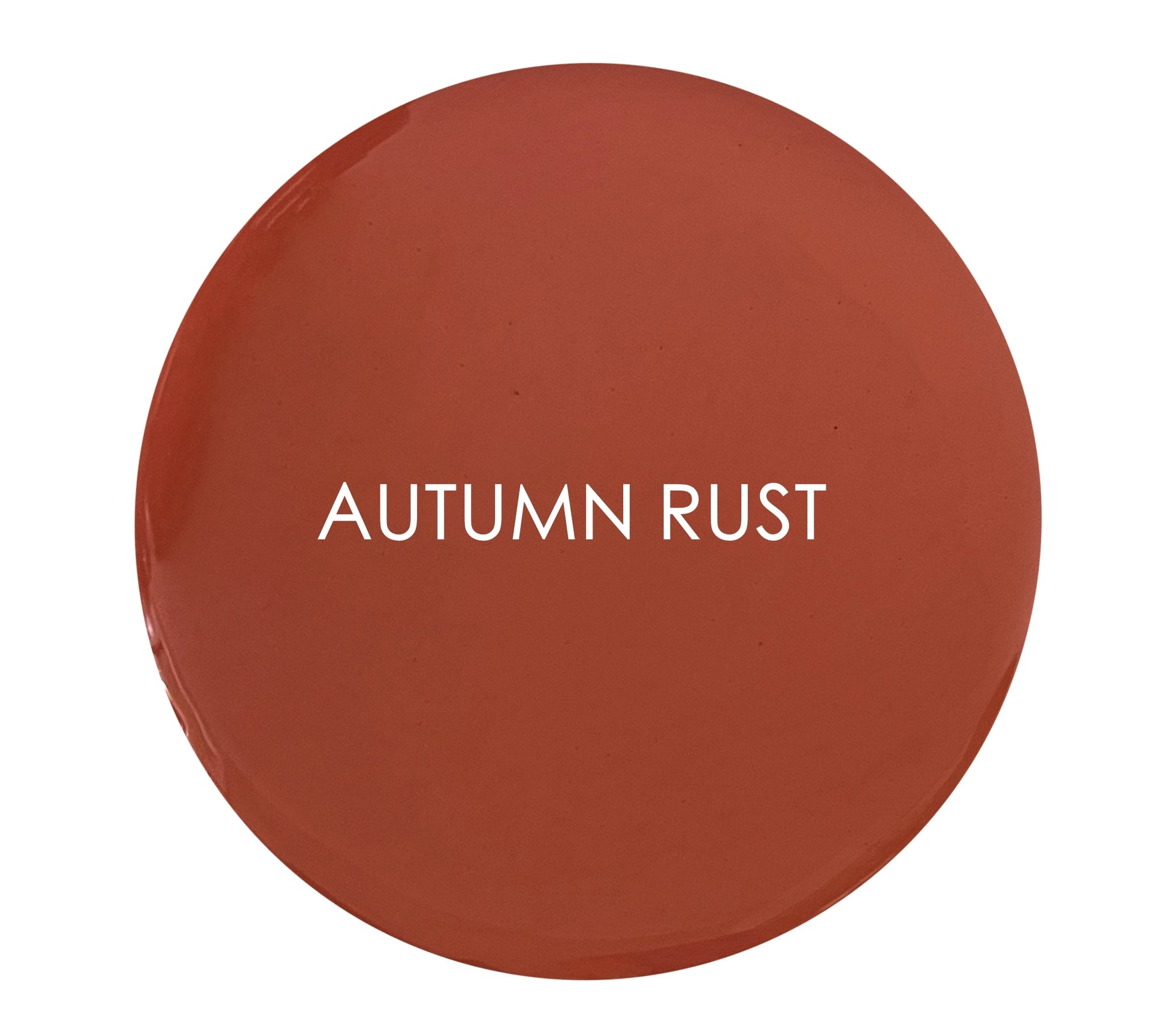 Autumn Rust luxury Velvet Luxe swatch – rich burnt orange tone with earthy undertones
