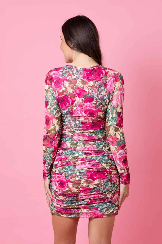 Augustine | Alda Lace Dress Pink