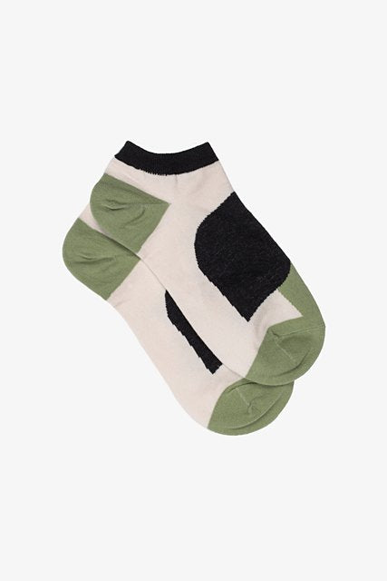 Antler - Abstract Ankle Sock | Sage