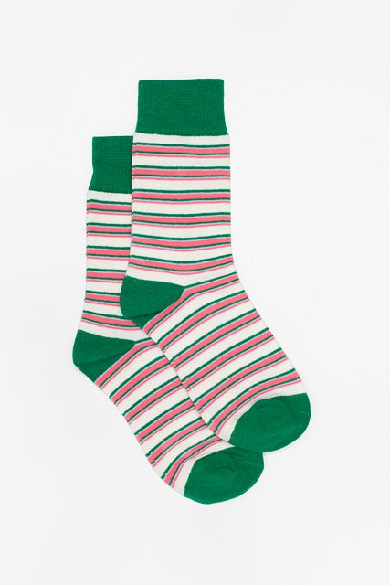 Antler - Green Striped Sock