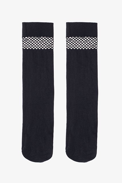 Antler | Black Net Top Stocking