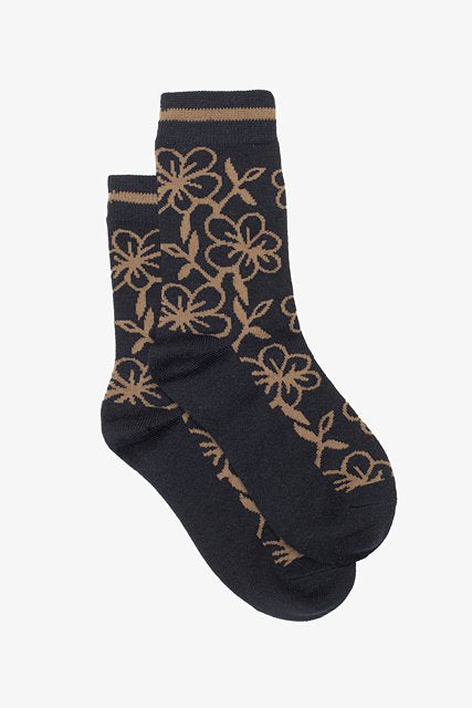 Antler - Khaki Flower Sock