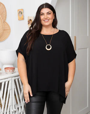 FREEZ Bee Maddison - Kitty Top | Black