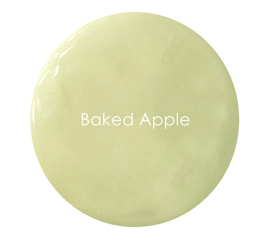 Baked Apple chalk paint swatch – warm pale green tone
