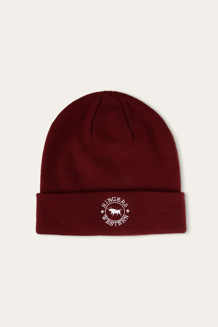 Ringers Western Ryder Beanie - Burgandy