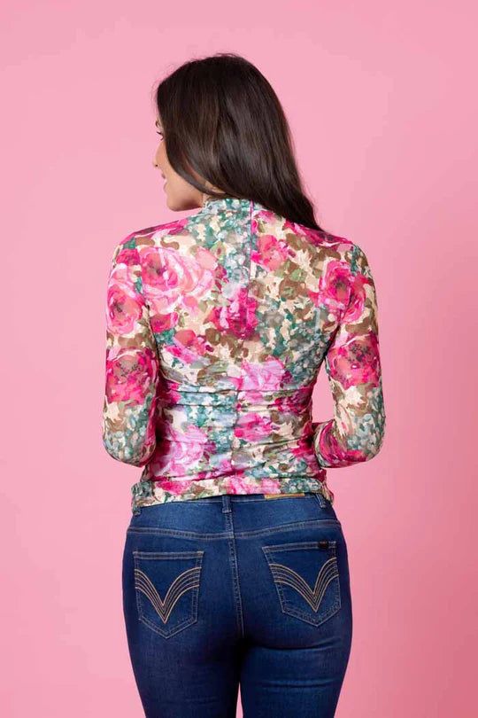 Augustine | Beauden Lace Top Pink